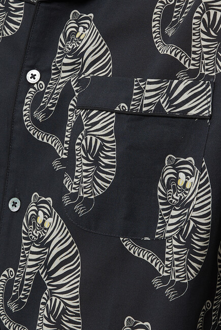 The Sansindo Tiger Print Pyjama Shirt